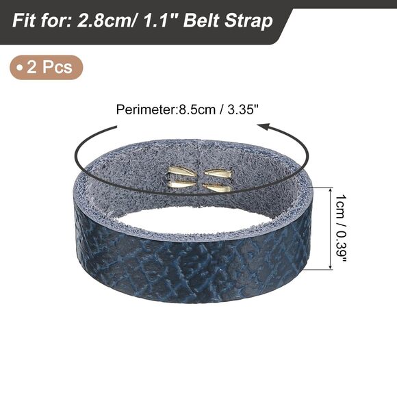 2 Pcs Leather Belt Loop Keeper For 1.26 Inch Wide Belt, Belt Strap Ring, Belt💐 - Picture 2 of 6